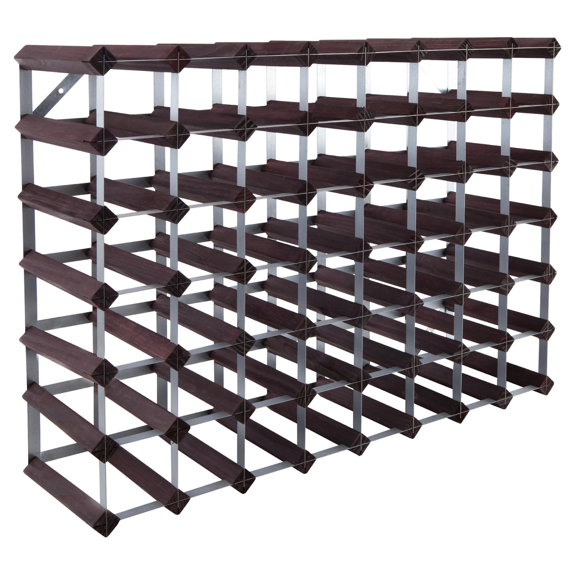 RTA 56 bottle Wine Rack, Dark Wood