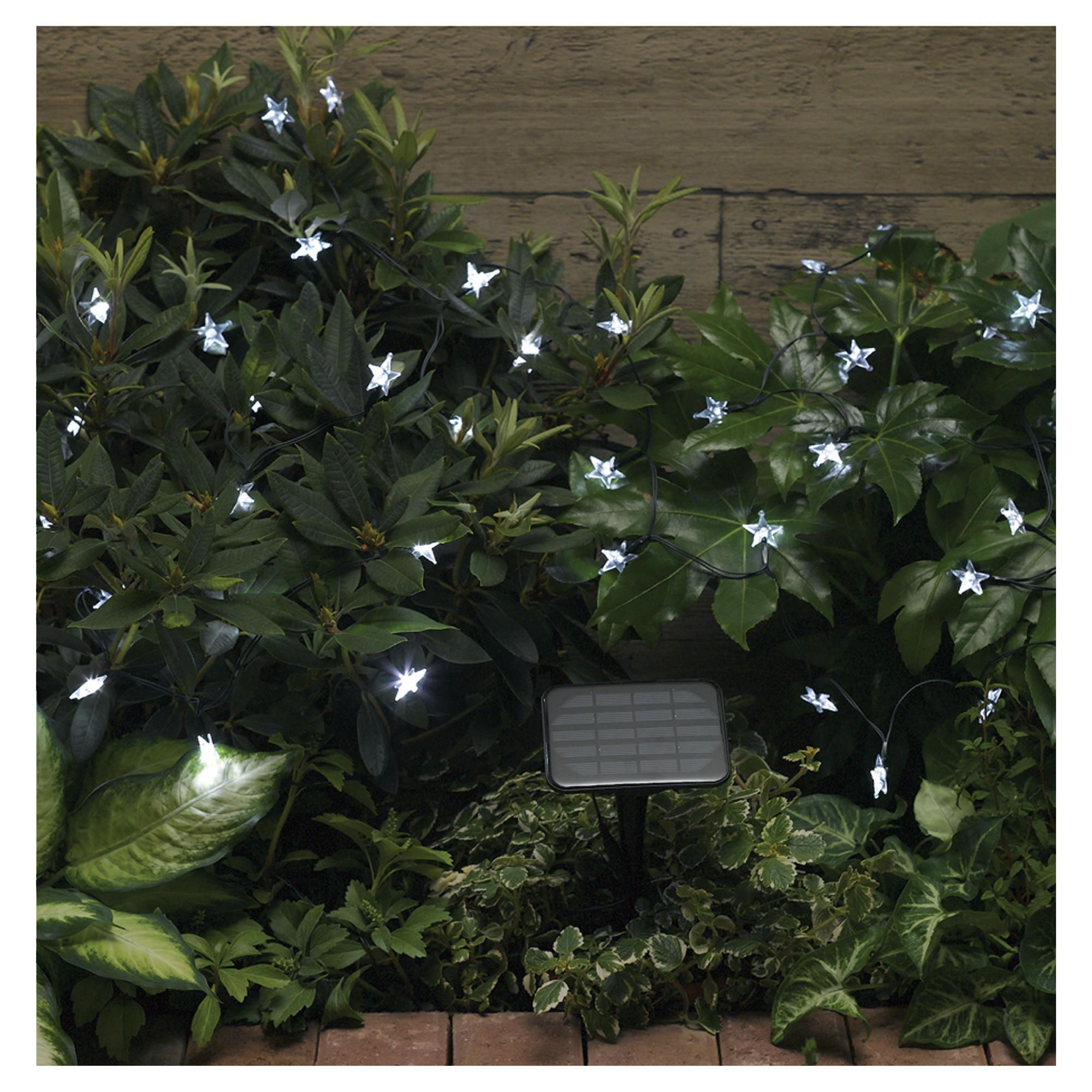 50 White LED Star String Lights 50 White LED Star String Lights