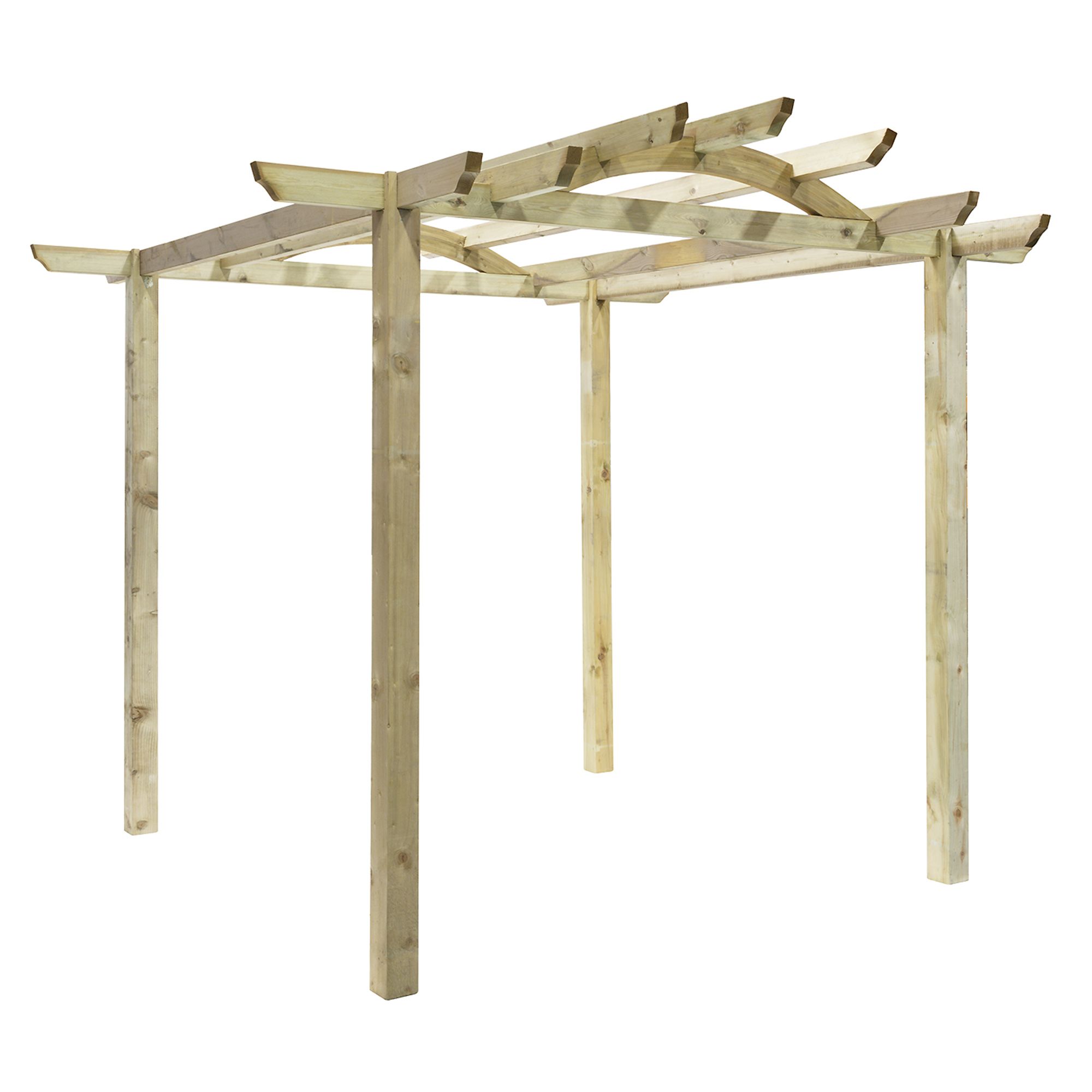 Tetbury Pergola - Includes Bolt Down Anchors at Tesco Direct