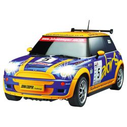 Auldey Mini Cooper 1:28 Blue/Yellow RC Toy Car
