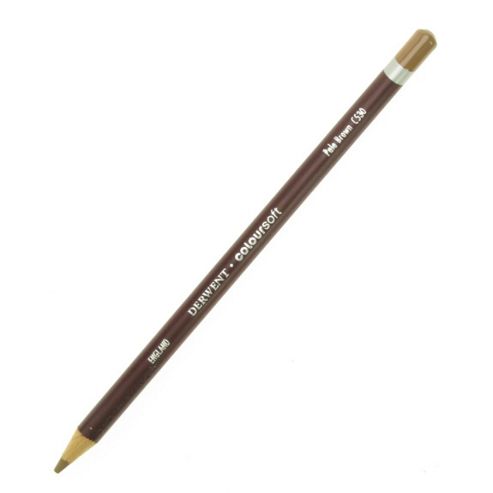 Image of West Design Products Derwent C530 Coloursoft Pencils Palebrown