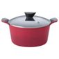 Neoflam Ecolon 24cm Casserole with Lid, Red