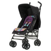 Obaby Atlas V2 Stroller & Footmuff, Purple Stripe