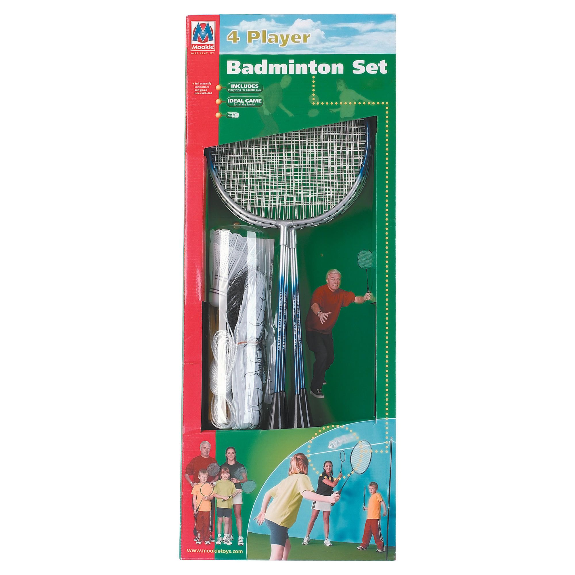 4 Player Badminton Set - Boxed 4 Player Badminton Set - Boxed