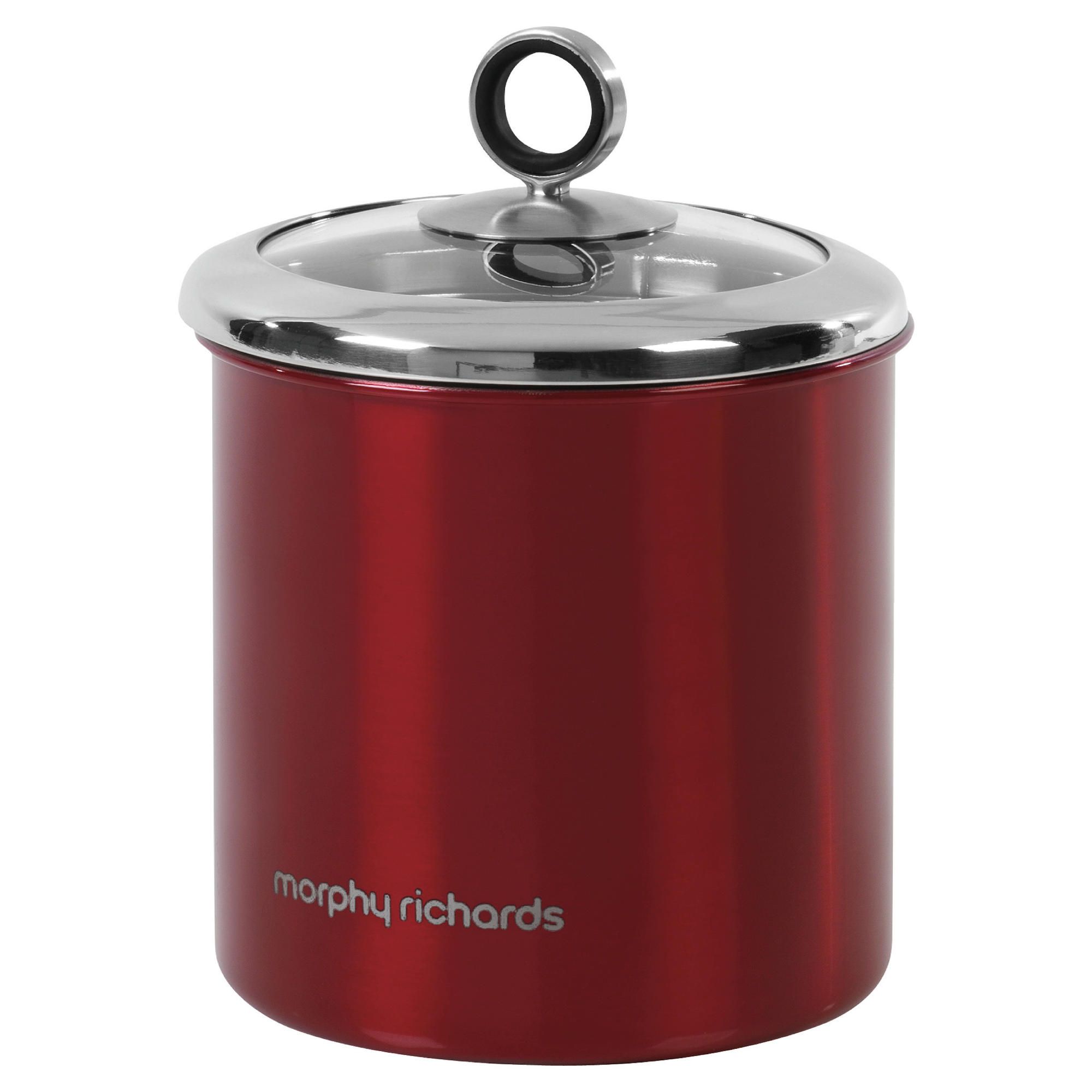Morphy Richards 17x13.5cm Storage Canister, Red Morphy Richards 17x13.5cm Storage Canister, Red