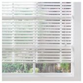 Wood Venetian Blind Pure White 180cm 50mm slats