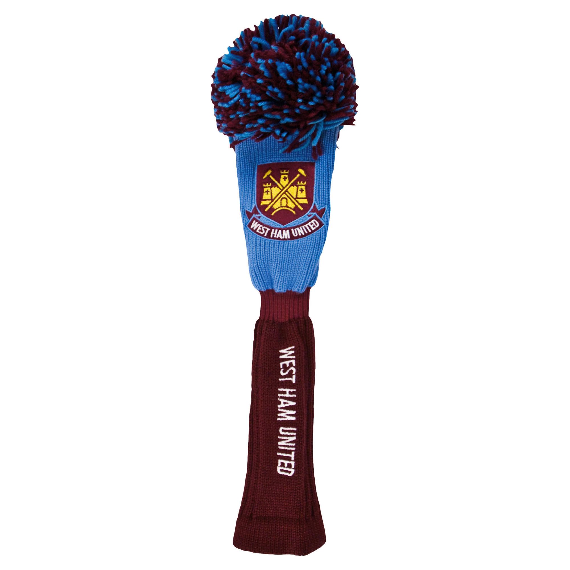 West Ham United Golf Driver Head Cover Pompom 