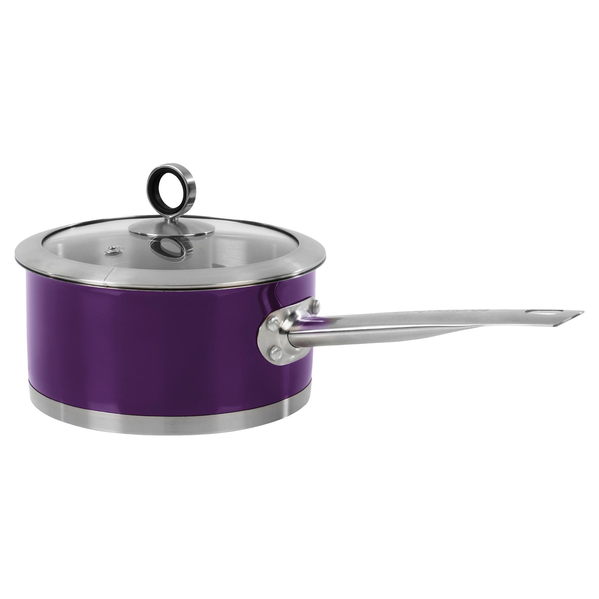 Morphy Richards Saucepan & Lid 16cm Purple