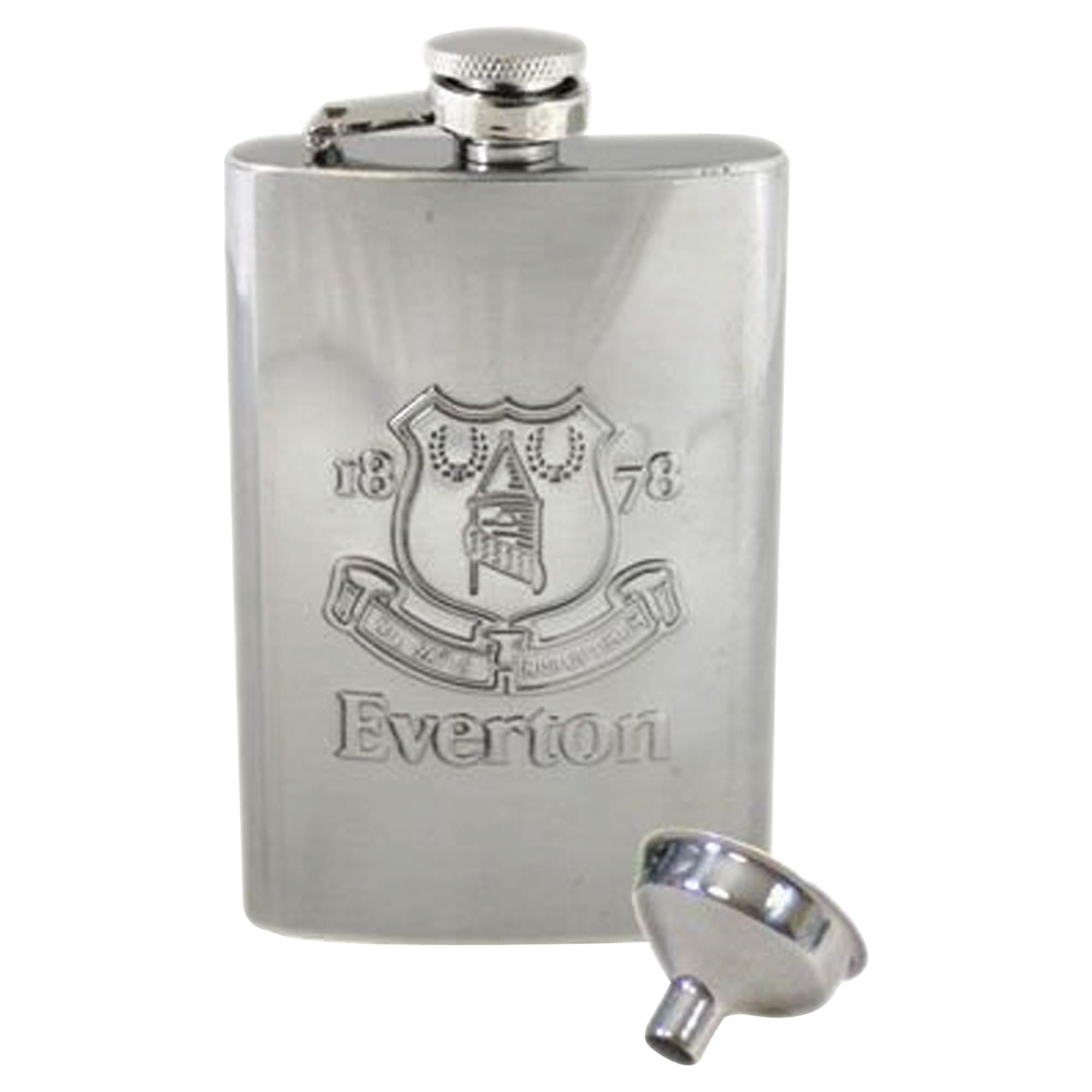Everton Hip Flask chrome