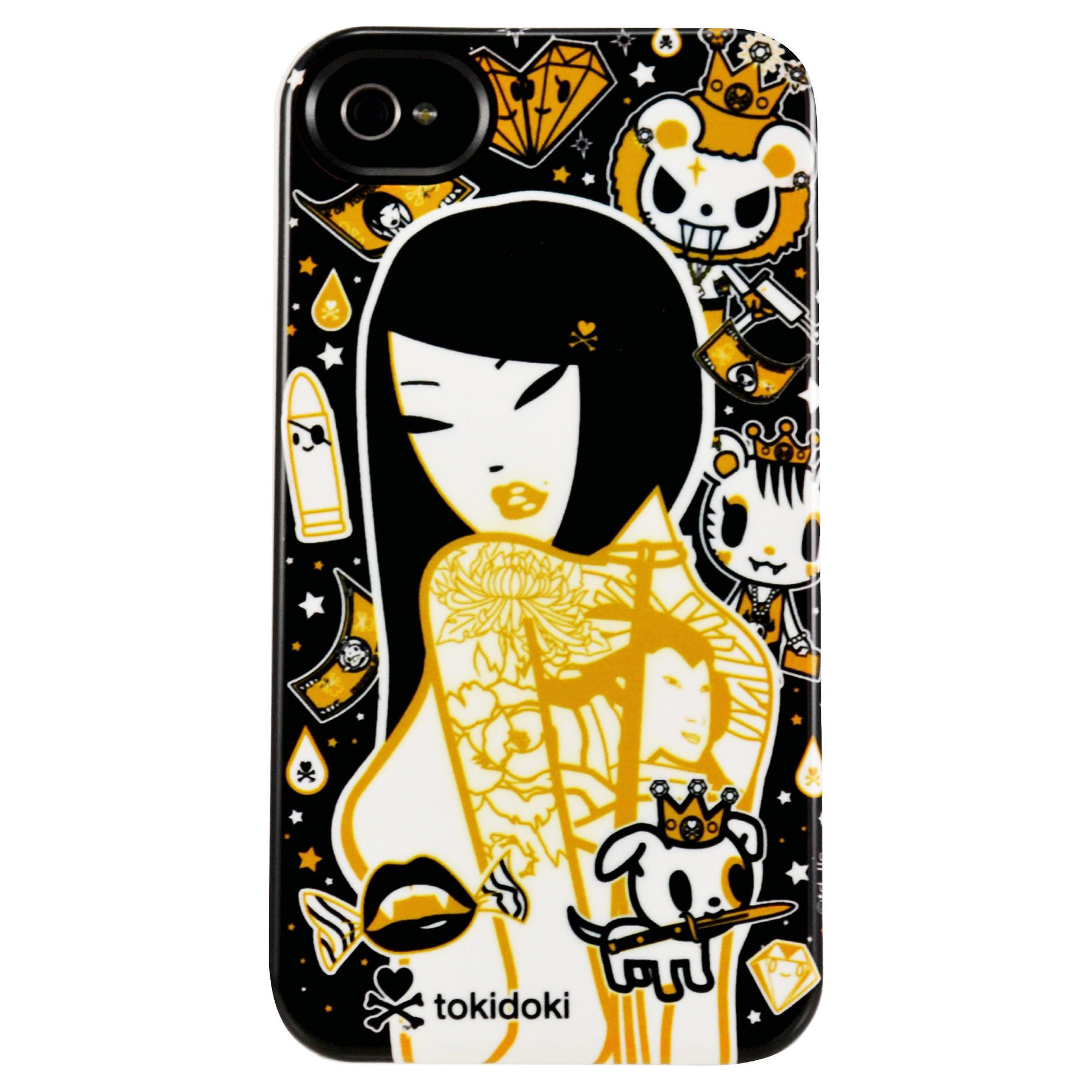 Tokidoki Deflector Case for iPhone 4 & iPhone 4S 24k Black, White & Gold Tokidoki Deflector Case for iPhone 4 & iPhone 4S 24k Black, White & Gold