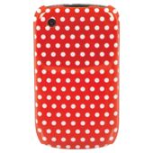 Orbyx Polka Dot Hard Shell BlackBerry 8520 & 9300 Red