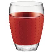 Bodum Pair Of Pavina Glasses, 0.45L Red