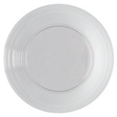 Tesco Set of 8 Plastic Plates, Clear