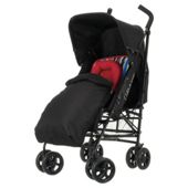Obaby Atlas V2 Stroller & Footmuff, Red Stripe