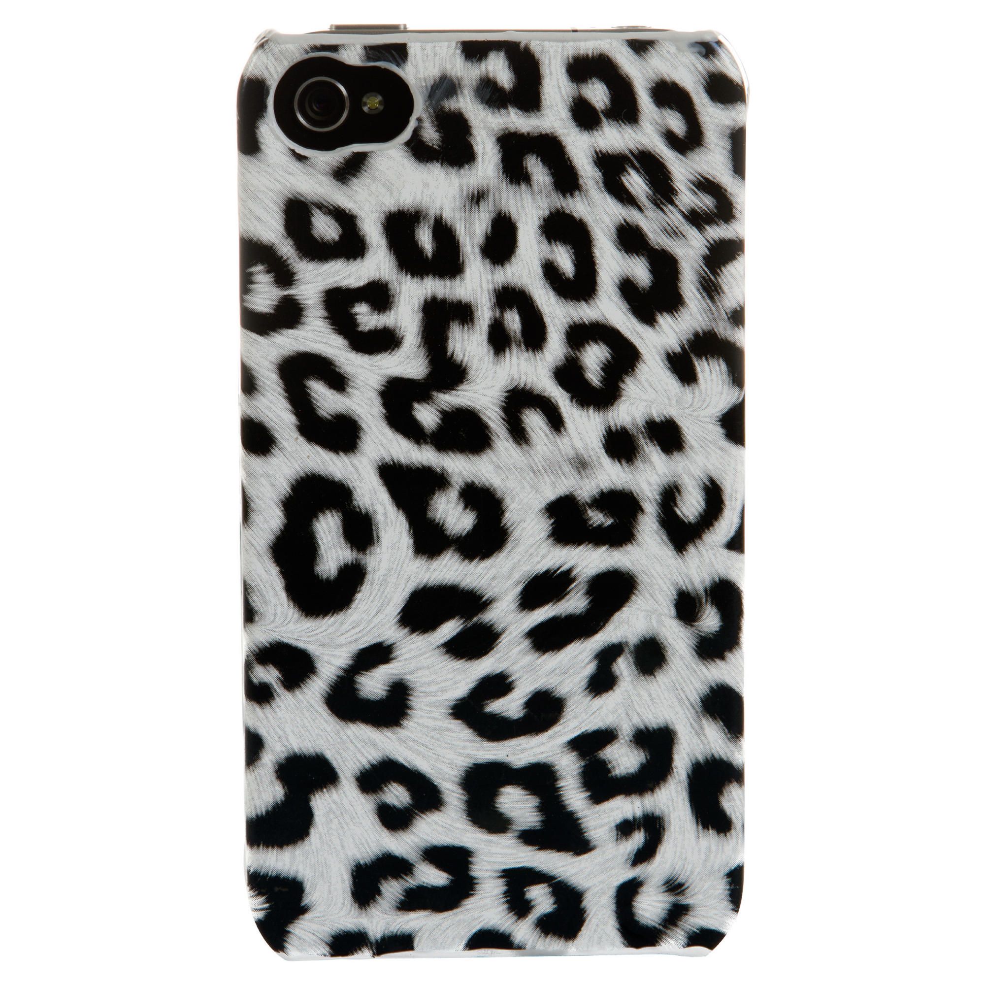 Bliss Hard Shell for iPhone 4 & iPhone 4S White Leopard Print Bliss Hard Shell for iPhone 4 & iPhone 4S White Leopard Print