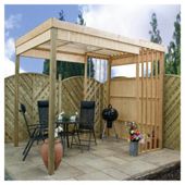 Contemporary Wooden Garden Shelter