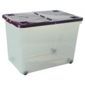 80l Box With Wheels Plum
