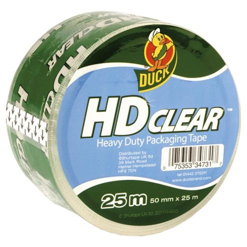 Image of Duck Tape-- Hd Clear Heavy Duty Packaging Tape
