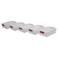 Whitefurze 1L allstore clip lid, 5 pack