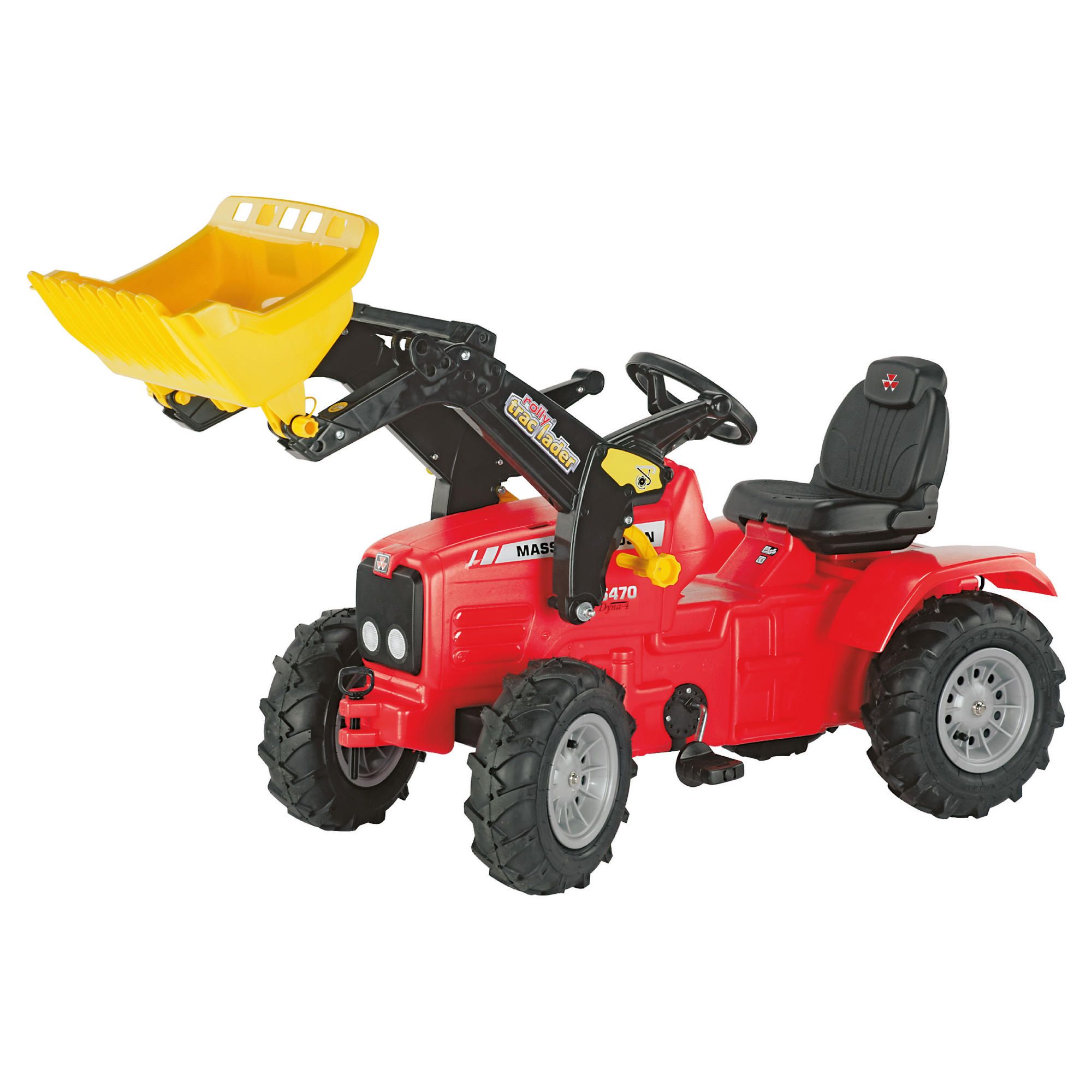 Massey Ferguson 5470 Ride-On Tractor With Pneumatic Tyres & Rolly Trac Loader at Tesco Direct