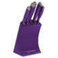 Morphy Richards 5 piece Knife Block, Purple