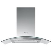 Hotpoint HTC 6T Curved Glass Hood