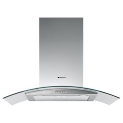 Hotpoint HTC 6T Curved Glass Hood