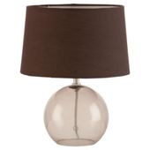 Tesco Lighting Lydia glass ball smokey