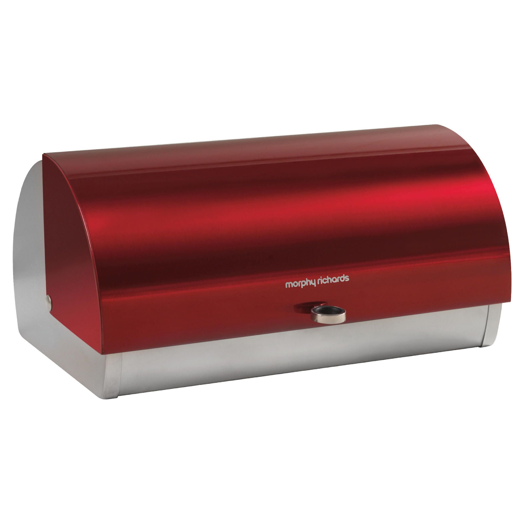 Morphy Richards Bread Bin Roll Top Red