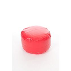 Kaikoo Faux Leather Footstool, Red