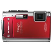 Olympus TG-610 tough camera red 14MP 5x wide zoom 3.0 LCD 720P HD movie WTPRF