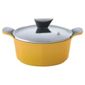 Neoflam Ecolon 28cm Casserole with Lid, Yellow