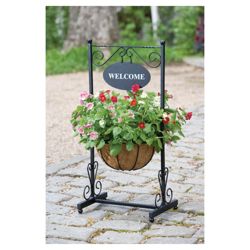 Gardman Welcome Planter Black