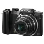 Olympus SZ-30 traveller camera black 16MP 24x wide zoom 3.0 LCD full HD movie