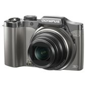 Olympus SZ-30 traveller camera silver 16MP 24x wide zoom 3.0 LCD full HD movie