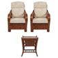 Santiago Chairs x 2 & Lamp Table Conservatory Set