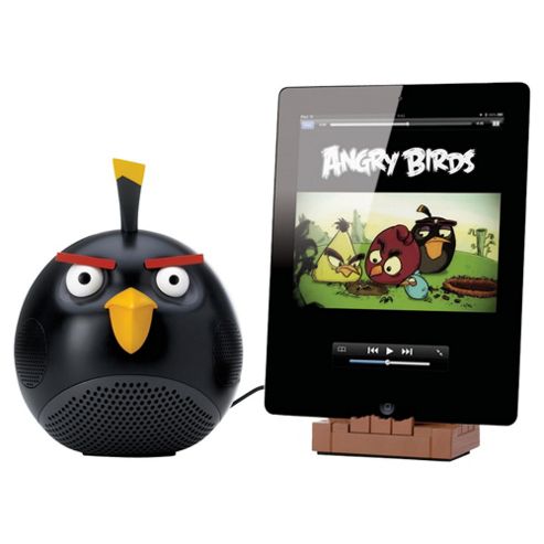Image of Angry Bird Black Bomber Docking Speaker