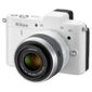 Nikon 1 V1 Compact System Camera - White (10-30mm Lens Kit) 3 inch LCD Screen