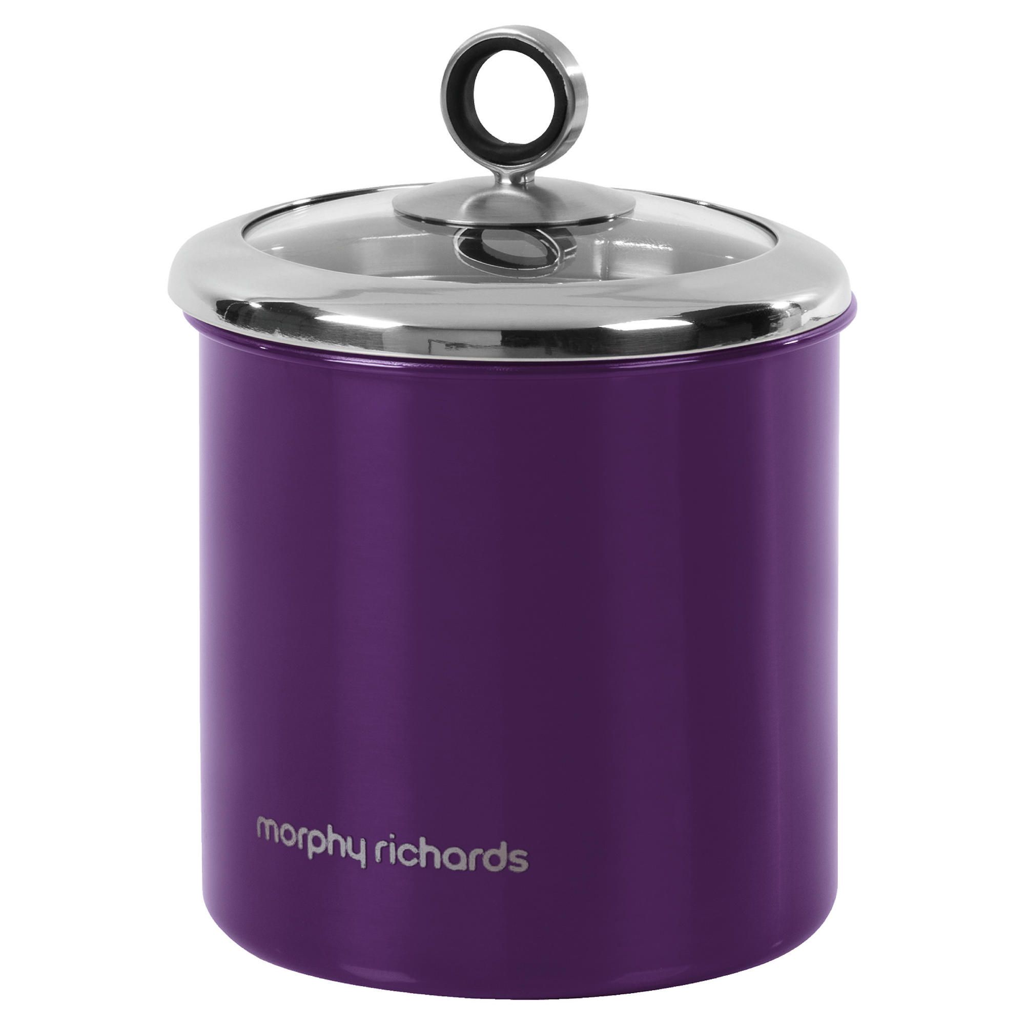 Morphy Richards Storage Canister 13.5 x 17cm, Purple