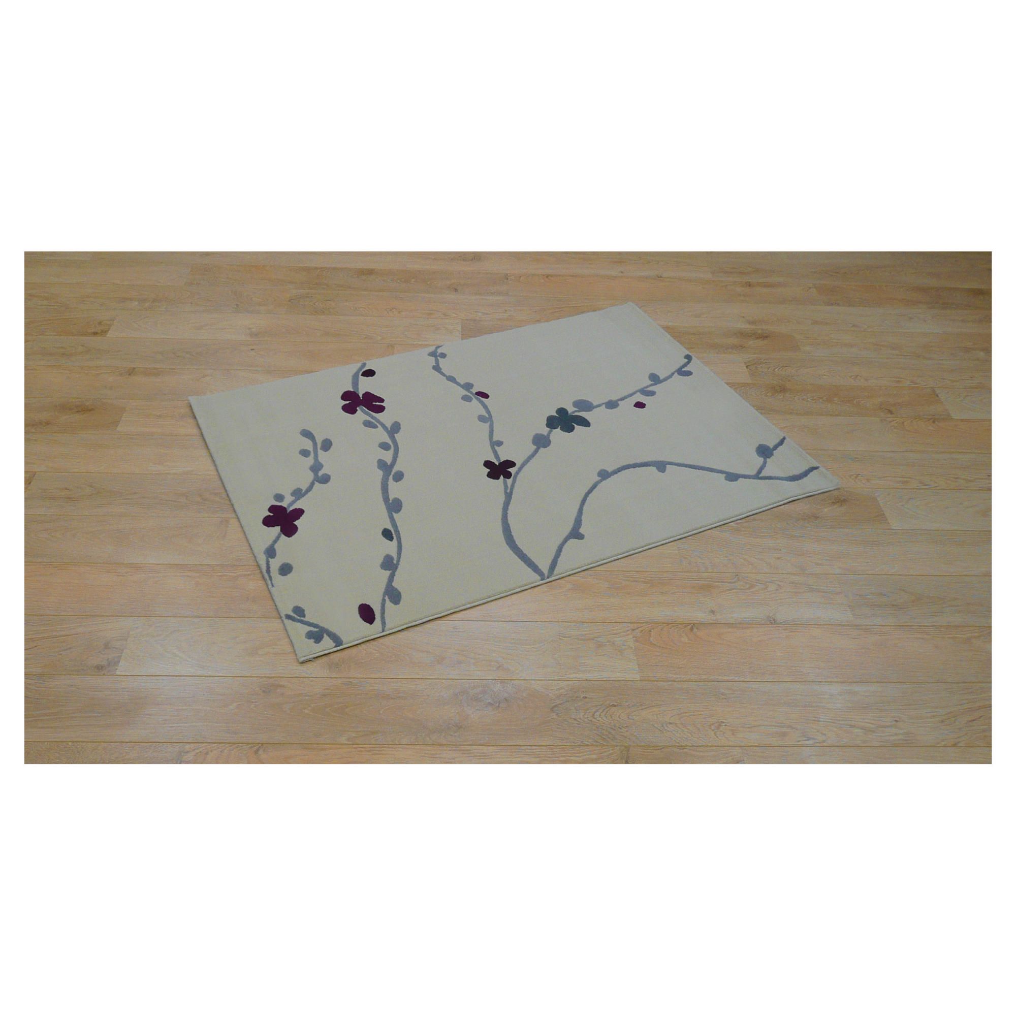 Tesco Blossom Rug Cream 120X170Cm