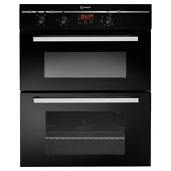 DS Indesit FIMU 23 Black Built Under  Double Oven