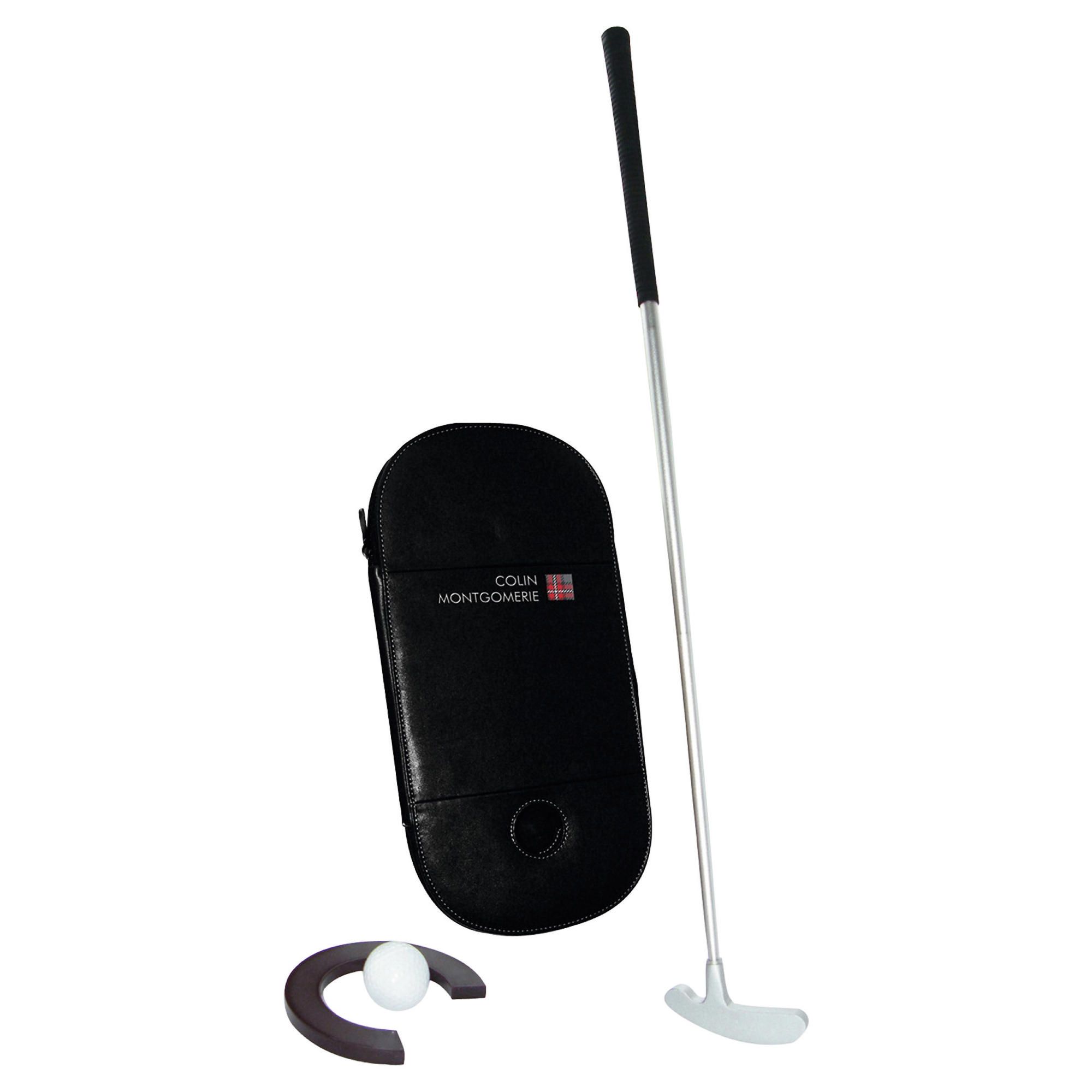 Colin Montgomerie Leather Putting Set Colin Montgomerie Leather Putting Set