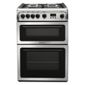 Hotpoint Hag60X Stainless Steel Dbl Oven Gas Cooker