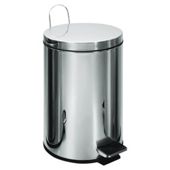 Tesco Chrome 3L Pedal Bin