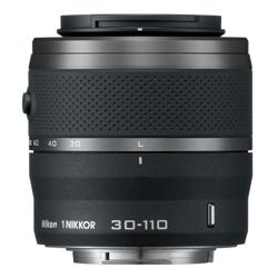 Nikon 1 NIKKOR Black VR 30-110mm f/3.8-5.6 Lens
