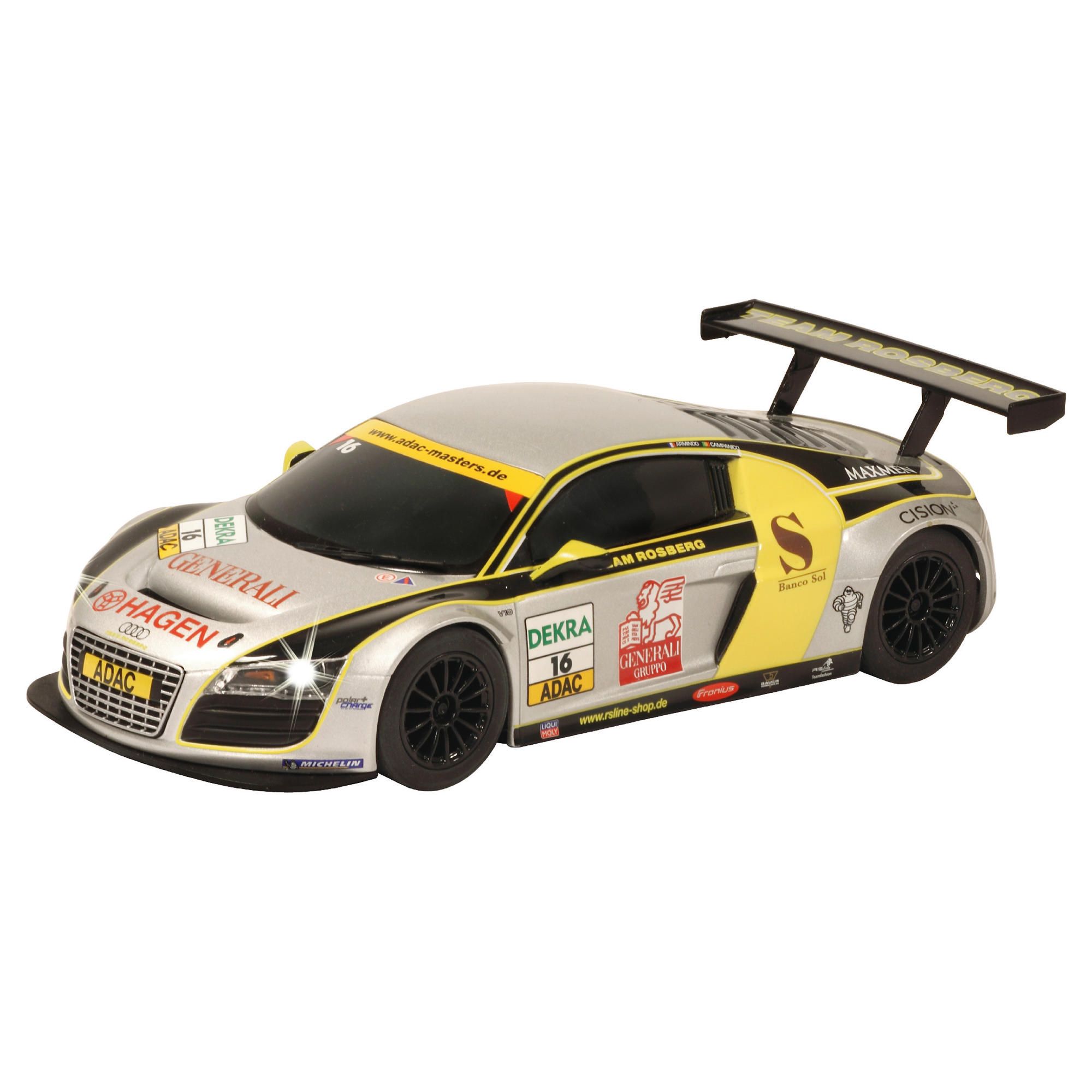 Scalextric C3179 Audi R8 Lms 1:32 Scale Super Resistant Slot Car