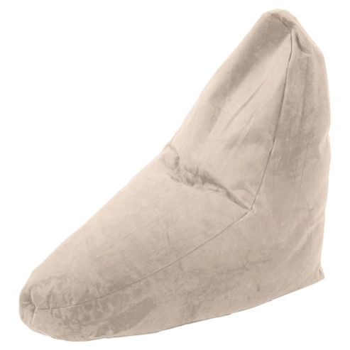 Image of Kaikoo Faux Suede Slob Easy Chair, Latte
