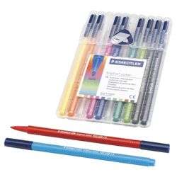 Staedtler Triplus Colour Fibre Tips, 10 pack