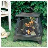 La Hacienda Square Fireplace Bronze