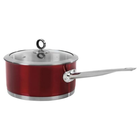 Image of Morphy Richards 46331 Saucepan 20cm Red
